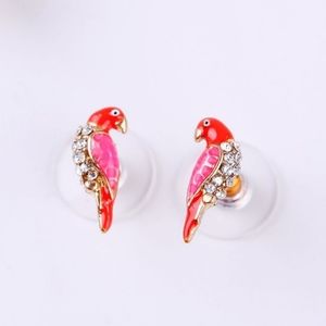 Jeweled Love Birds Earrings